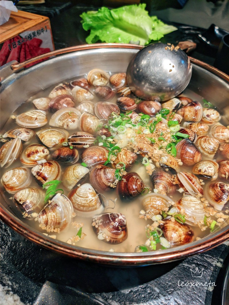 野村日式燒肉-蒜香蛤蜊卜卜鍋