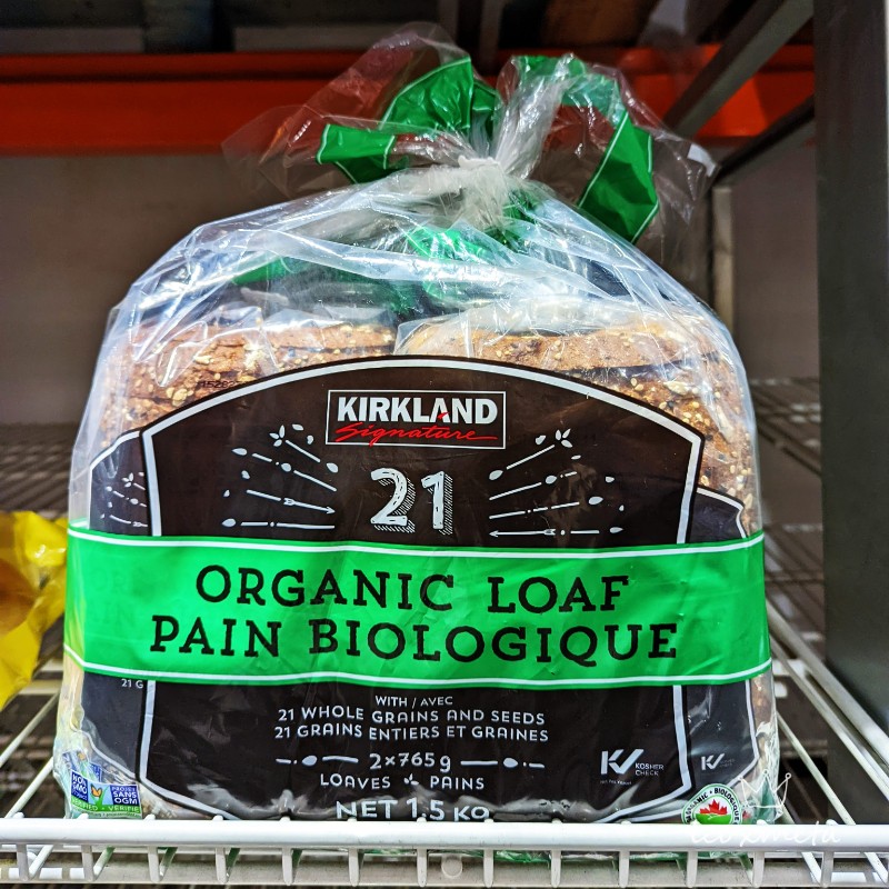科克蘭有機 21 穀物吐司麵包 KIRKLAND 21 ORGANIC LOAF PAIN BIOLOGIQUE