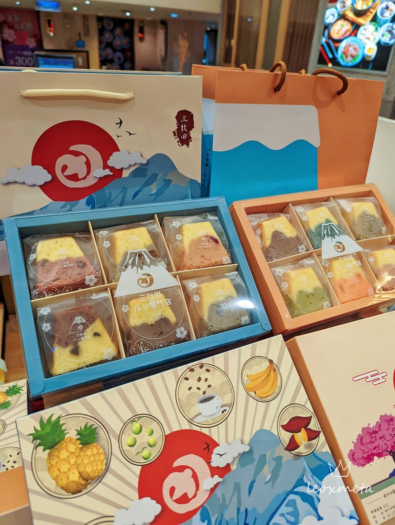 三牧田麵包專門店-富士山磅蛋糕6入禮盒