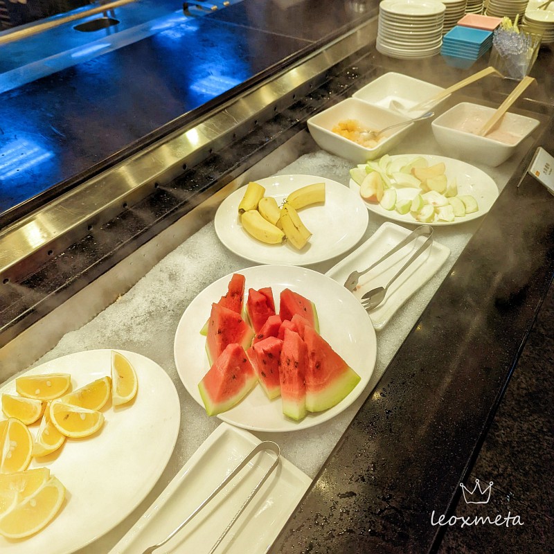 台南大飯店-早餐-水果區