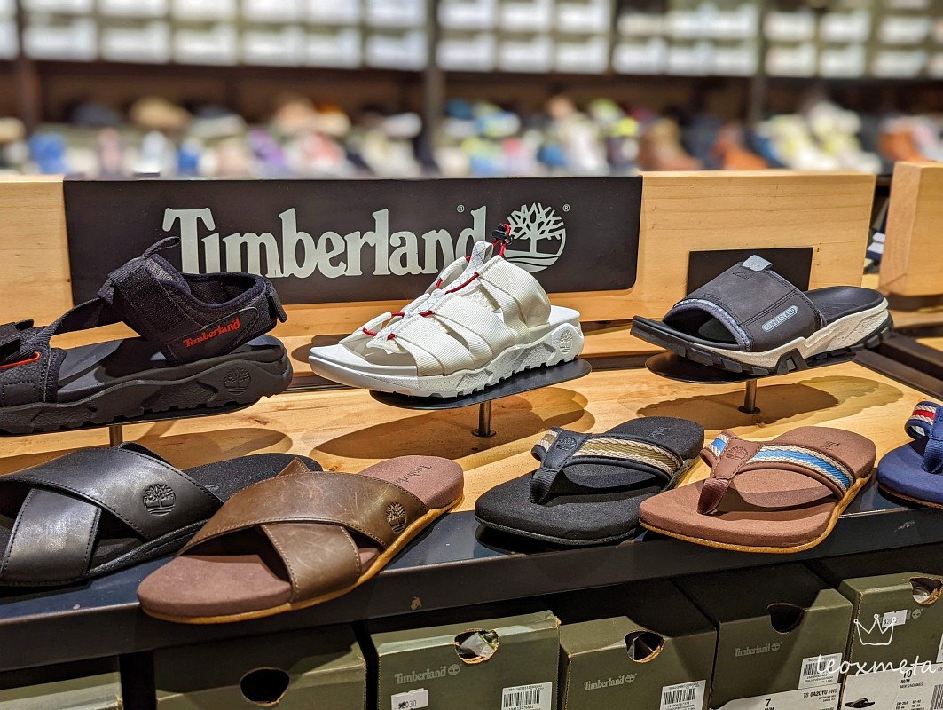 Timberland 織帶人字拖鞋、白色Ripcord織帶涼鞋、皮革魔鬼氈黏式涼鞋
