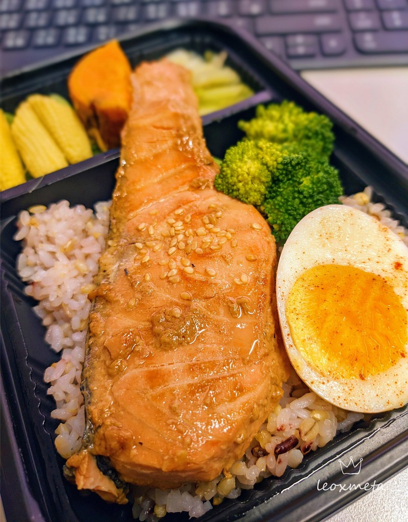 健康餐盒-照燒鮭魚
