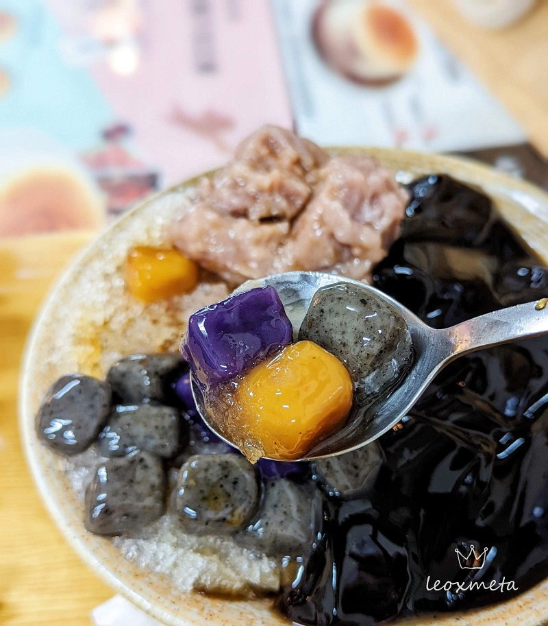 福中居-綜合仙草冰-黑芝麻、紫芋、番薯
