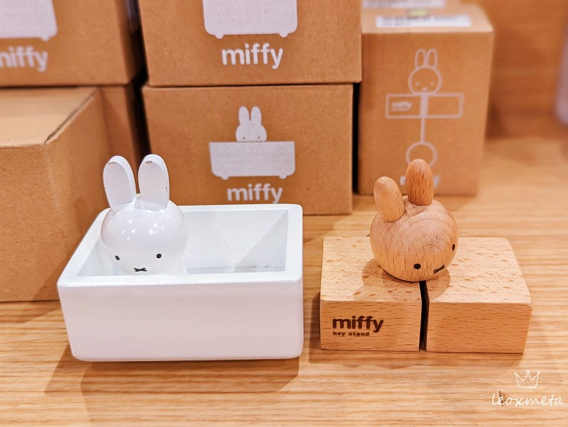 Miffy迴紋針收納擺飾&Miffy 木製鑰匙掛架