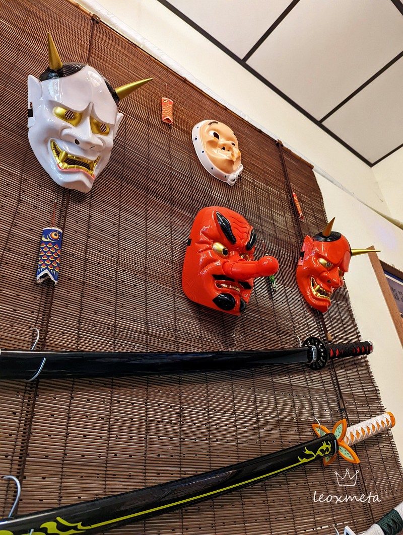 各種日本面具-般若、天狗、火男面具