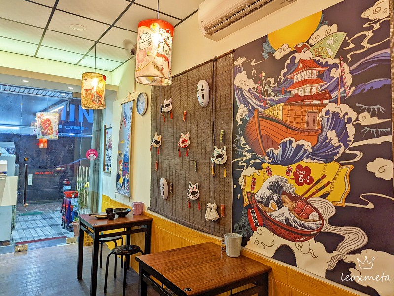 熊合屋-店內實景-日式壁畫裝飾