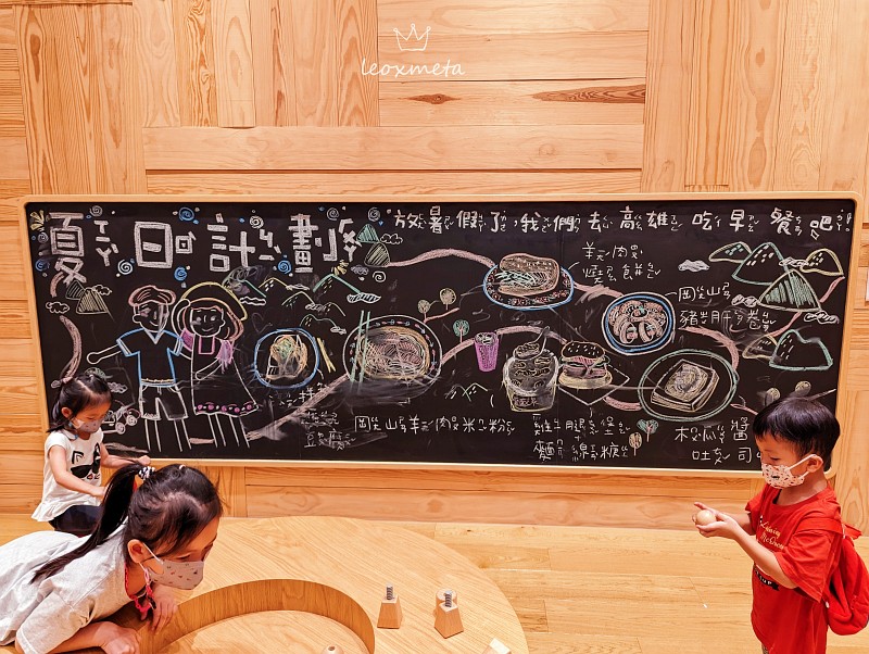 粉筆繪畫黑板 - 開放讓孩童發揮創意
