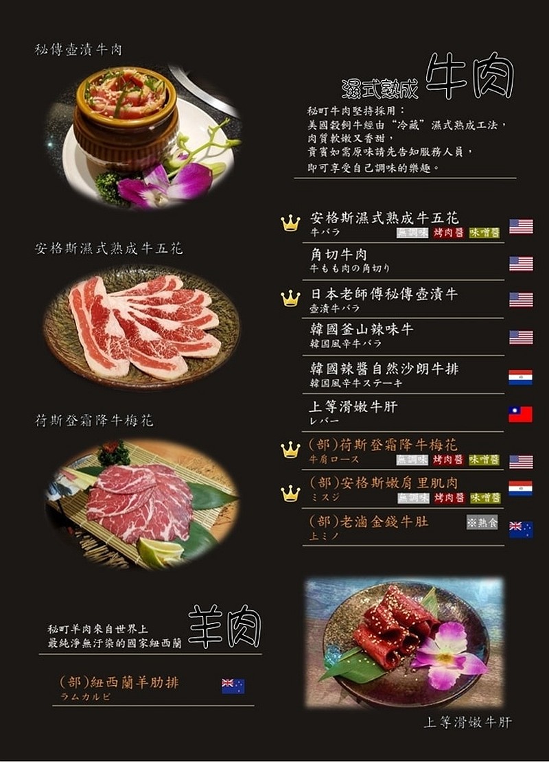 秘町燒肉-消費菜單2