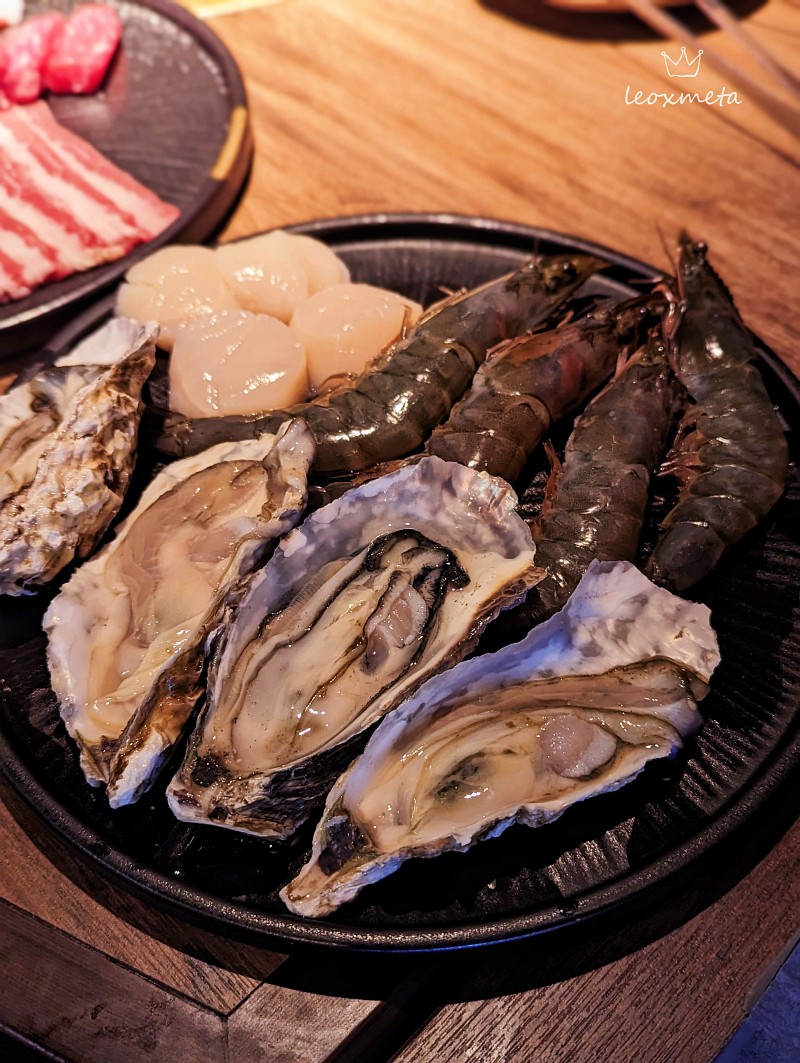 路易奇火力會社-生蠔、海大蝦、日本生食級干貝